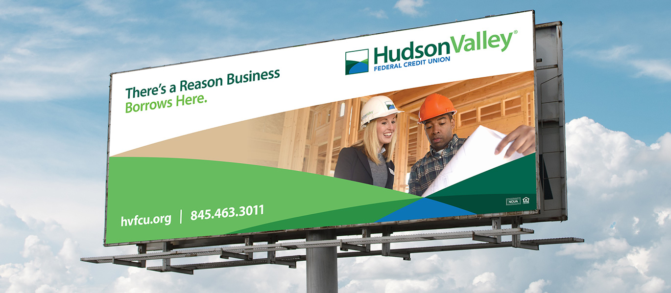 Hudson Valley Federal Credit Union Outdoor Billboard