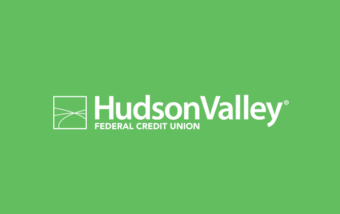 Hudson Valley Federal Credit Union Knockout Logo