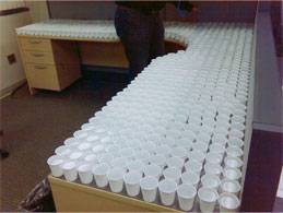 cups on table prank