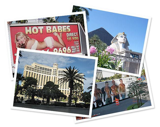 vegas postcards