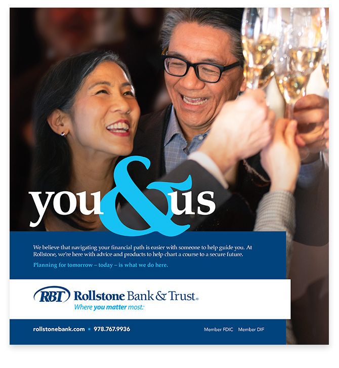 Rollstone Bank & Trust Cheers Ad