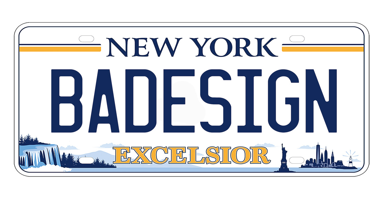 New NY State License Plate Design