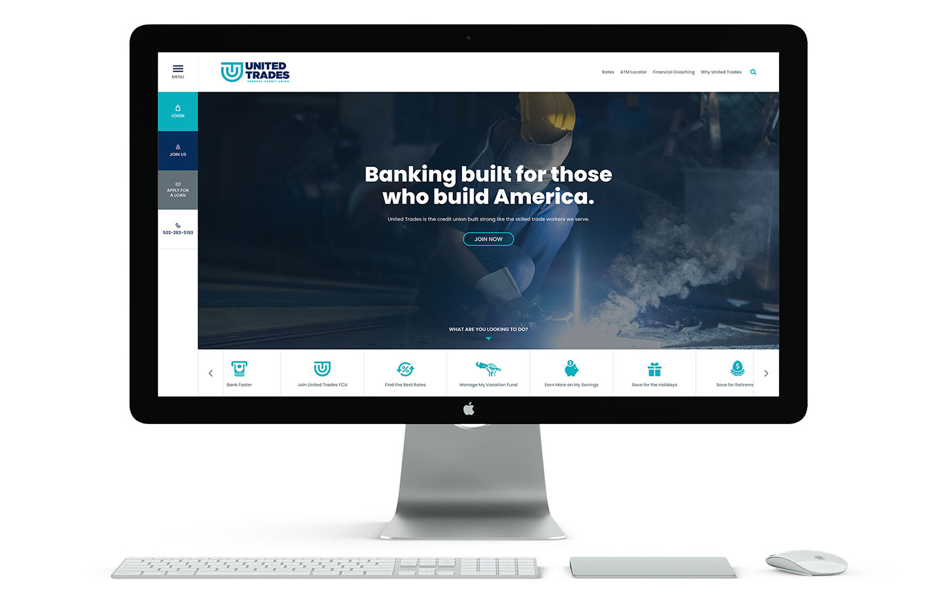 UTFCU Website Redesign by Austin Williams a New York Digital Marketing Agency