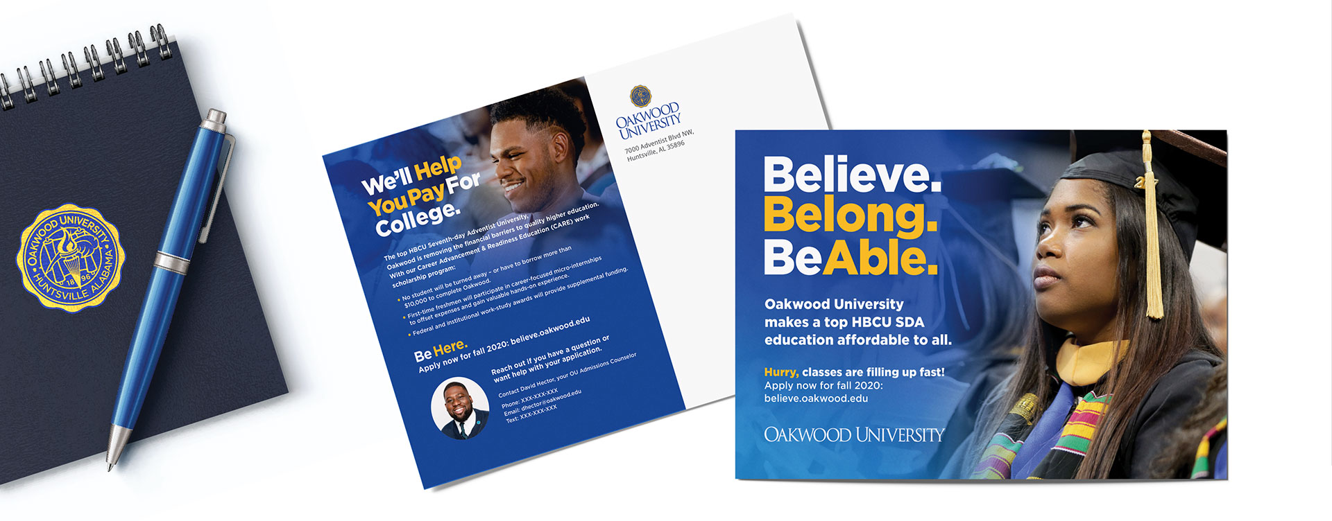 New York Digital Marketing Agency Austin Williams' work for Oakwood University a Seven Day Adventist University